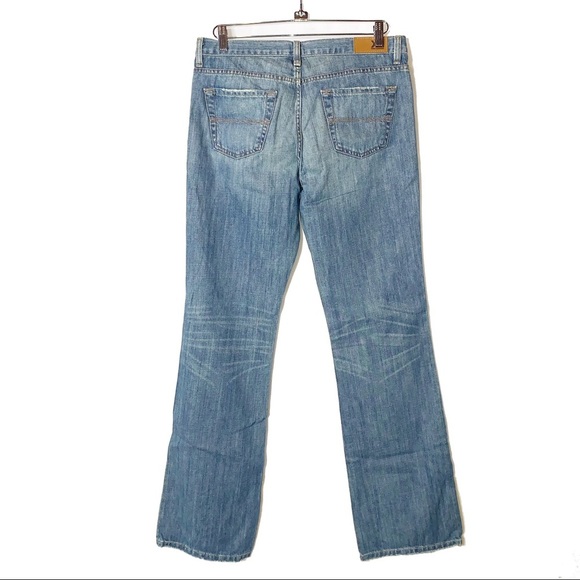 EXPRESS X2 Denim Laboratory Flare Leg Jeans 8L - Picture 3 of 6
